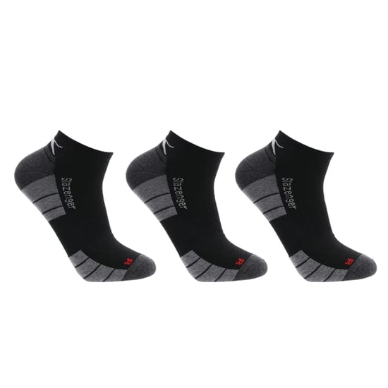 Slazenger Trainingssokken met demping voor heren (pak van 3) (Zwart) - Image 1