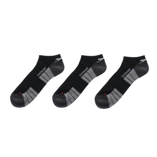 Slazenger Trainingssokken met demping voor heren (pak van 3) (Zwart) - Image 2