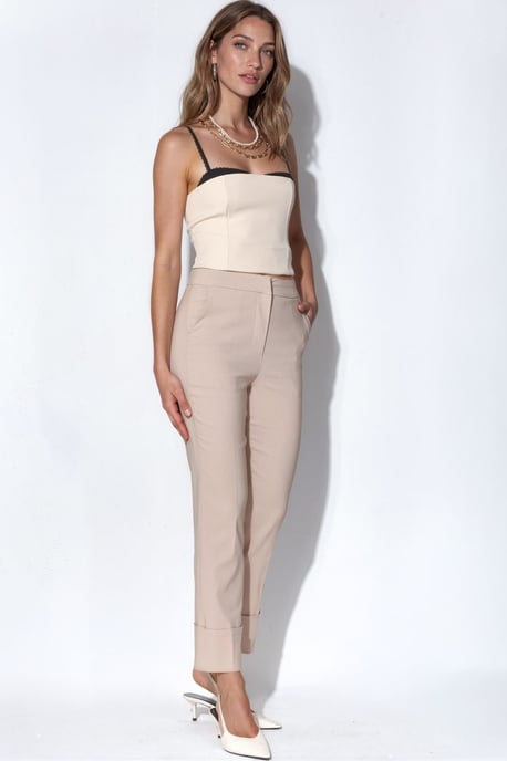 High Waist Stretch Bengalin Pants - Image 5