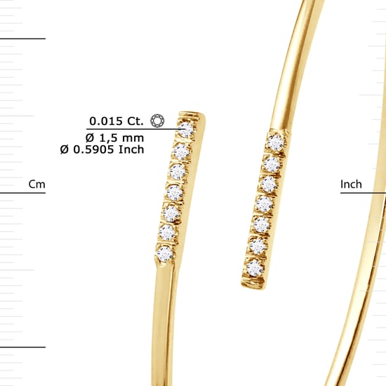 DIADEMA - Bracelet - Prestige Jewelery - Diamonds - Yellow Gold - Image 3