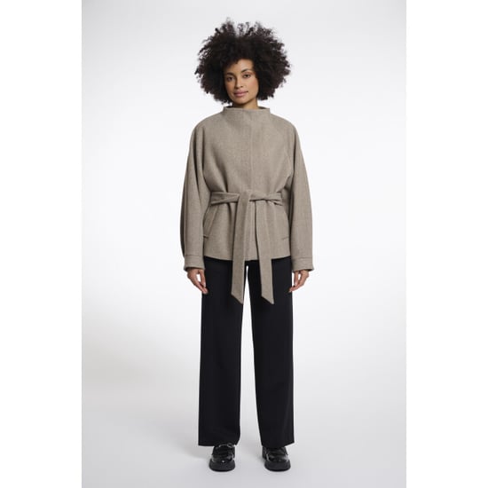 Rino & Pelle short coat with collar cornelia.7002611 10904 toffee melange - Image 3