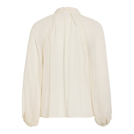 Vila vitiro v-neck l/s flounce top/bfs 14116881 birch - Image 3