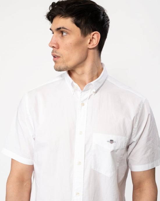 Gant Casual hemd korte mouw poplin ss shirt 3000101/110 - Image 2