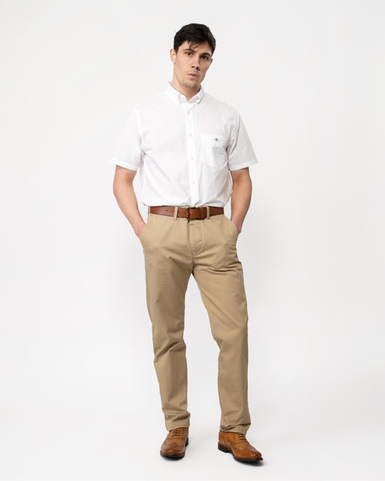 Gant Casual hemd korte mouw poplin ss shirt 3000101/110 - Image 3