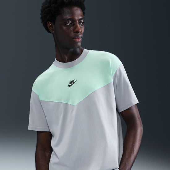 Nike Tech Sportswear Mens Grey Green T-Shirt - Image 3