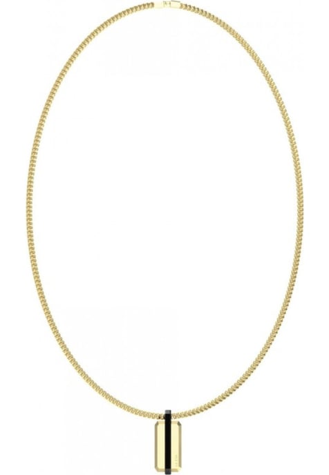 Guess JUMN0S108JWYGSTT-U Mens Noir Necklace - Image 1
