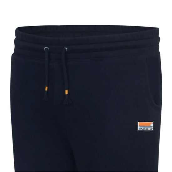 SoulCal Mens Signature Fleece Jogging Bottoms (Black) - Image 5
