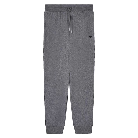 Emporio Armani EA7 Heren Fleece Relaxed Fit Joggers (Grijze Melange) - Image 1