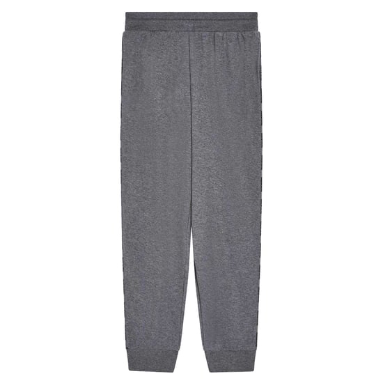 Emporio Armani EA7 Heren Fleece Relaxed Fit Joggers (Grijze Melange) - Image 2