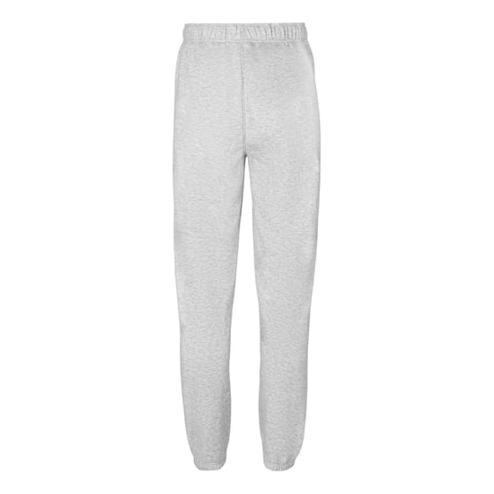 Slazenger Mens Fleece Cuffed Jogging Bottoms (Grey Marl) - Image 3