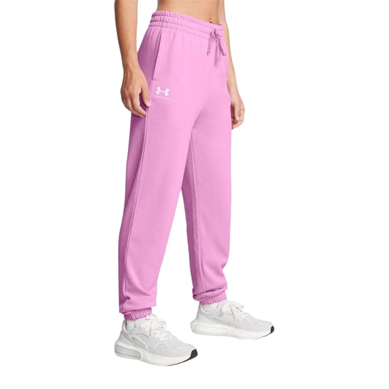 Under Armour Rival-joggingbroek van badstof voor dames (Roze) - Image 1