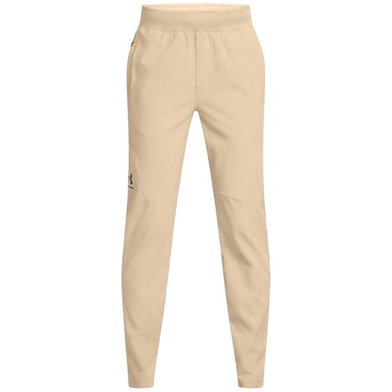 Under Armour Lichtgewicht joggingbroek met normale pasvorm voor kinderen – Unstoppable (Bruin) - Image 1
