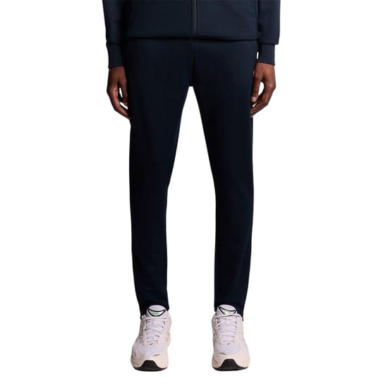 Lyle & Scott Mens Fleece Logo Jogging Bottoms (Dark Navy) - Image 1