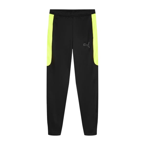 Puma Mens Finesse Lightweight Jogging Bottoms (Black/Sun) - Image 1