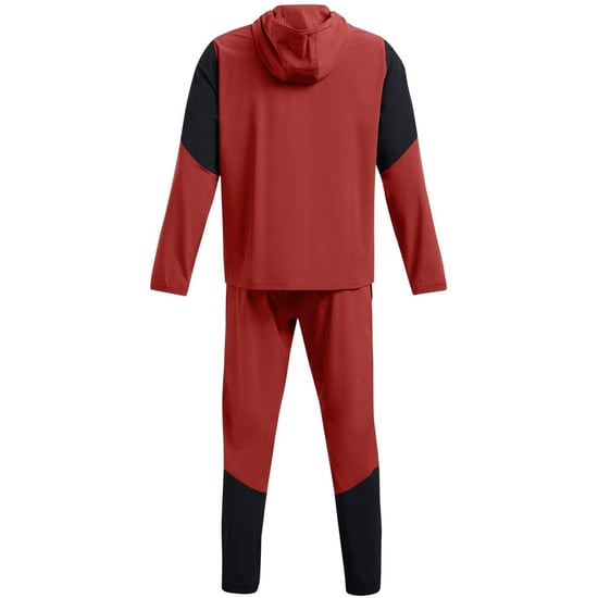 Under Armour Challenger Pro trainingspak met lange mouwen voor heren (Oranje) - Image 3