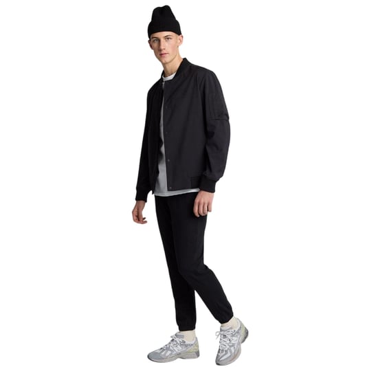 Lyle & Scott Heren Sweatbroek met geribde tailleband (Zwart) - Image 3