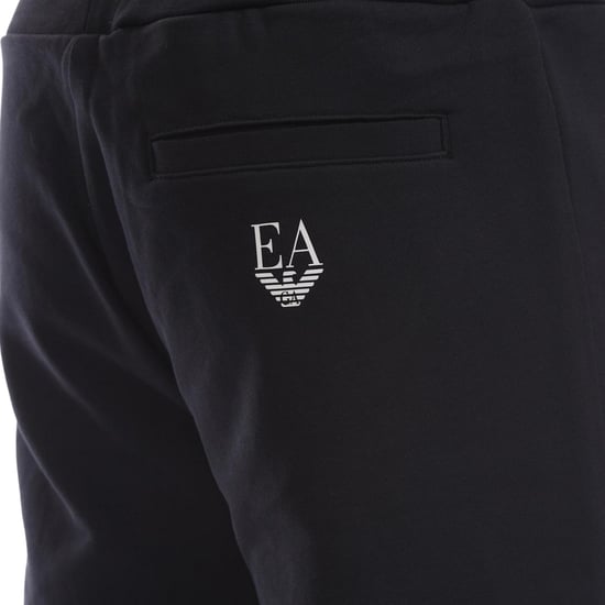 Emporio Armani EA7 Tapered slim-fit joggingbroek voor heren (Nero) - Image 3