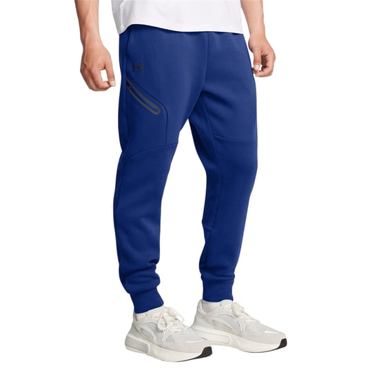 Under Armour Unstoppable fleece joggingbroek met smalle pasvorm voor heren (Blauw) - Image 3