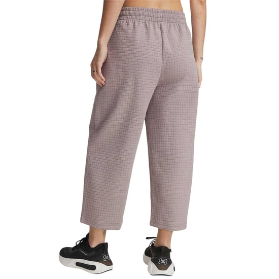 Under Armour Womens/Ladies Fleece Open Hem Joggers (Grey) - Image 3