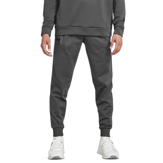 Under Armour Heren Fleece Joggers (Castlerock wit) - Image 1