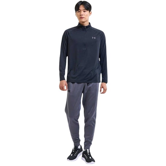 Under Armour Heren Fleece Joggers (Castlerock wit) - Image 4