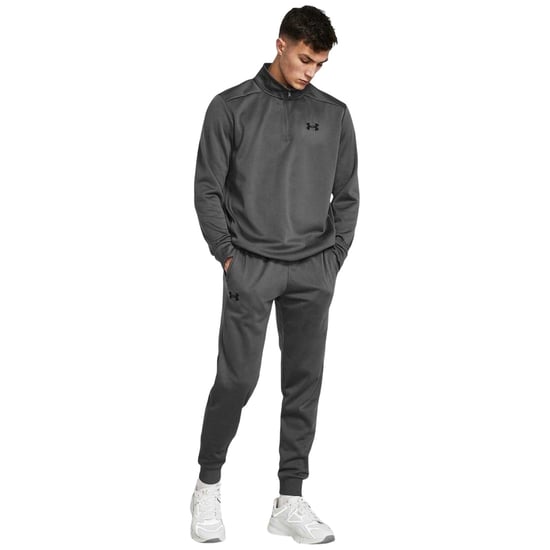 Under Armour Heren Fleece Joggers (Castlerock wit) - Image 5