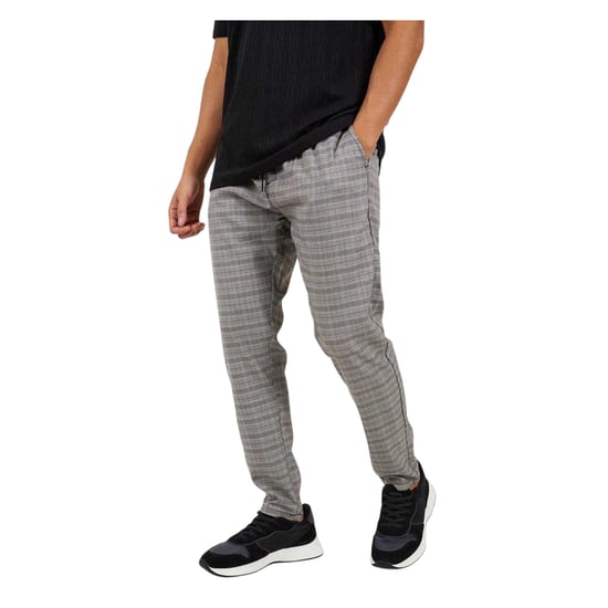 Brave Soul Joggingbroeken met ruitjesmotief voor heren (Grijs) - Image 2