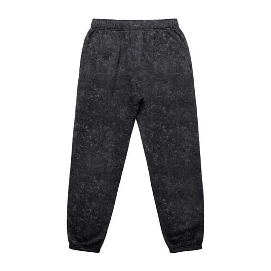 Firetrap Unisex Adult Acid Wash Joggers (Black) - Image 2