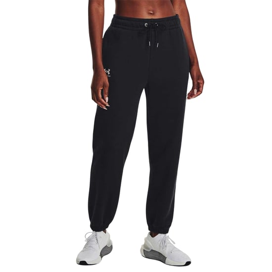 Under Armour Womens/Ladies Essential Jogging Bottoms (Black) - Image 1