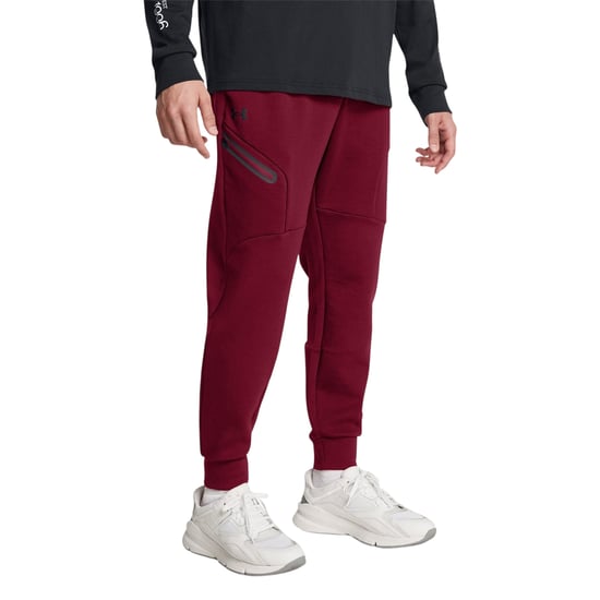 Under Armour Unstoppable fleece joggingbroek met smalle pasvorm voor heren (Rood) - Image 3
