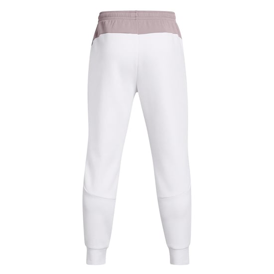 Under Armour Joggingbyxor för män i Unstoppable-fleece med dragkedja och fickor (Grått) - Image 1