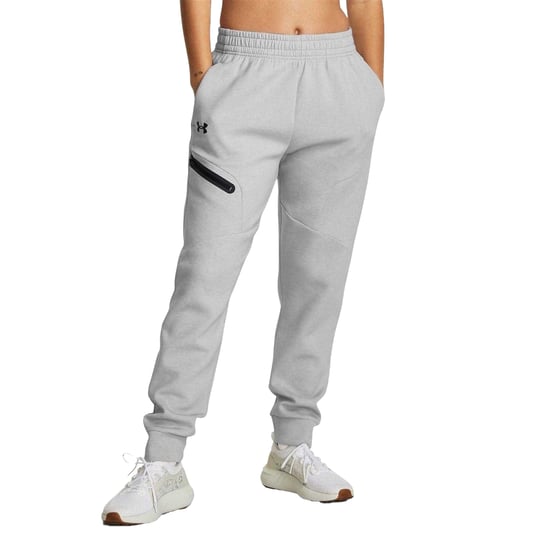 Under Armour Unstoppable fleece-joggingbroek voor dames (Grijs) - Image 3