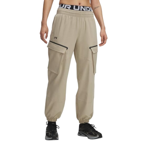 Under Armour Dames/Dames Unstoppable Joggers (Khaki) - Image 1