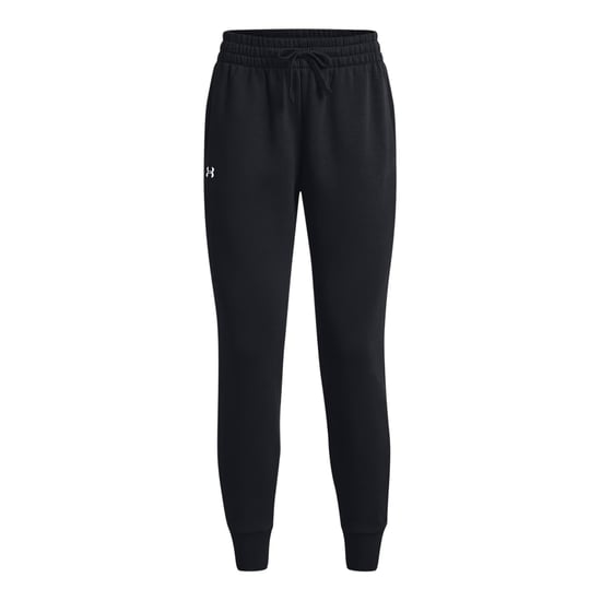 Under Armour Womens/Ladies Rival Tapered Jogging Bottoms (Black) - Image 1
