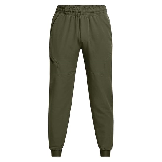 Under Armour Unstoppable geweven joggingbroek voor heren (Groen/zwart) - Image 1