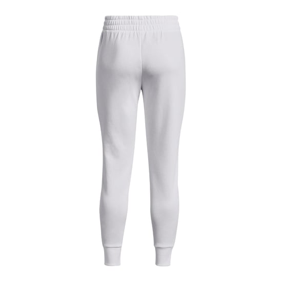 Under Armour Womens/Ladies Rival Tapered Jogging Bottoms (White) - Image 2