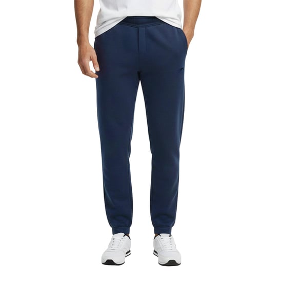 Slazenger Mens Fleece Cuffed Jogging Bottoms (Steel Blue) - Image 4