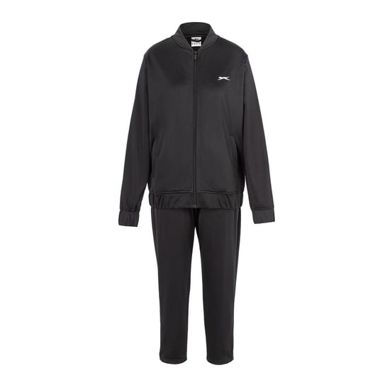 Slazenger Sporttrainingspak voor dames met geborduurd logo (Zwart) - Image 2