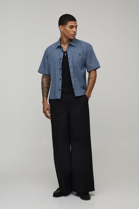 Extreme Wide Leg Tailored Trousers - Image 4