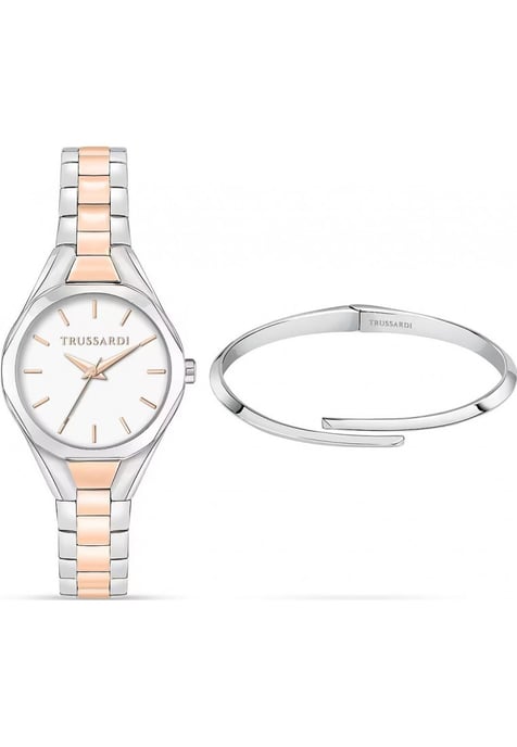 Trussardi R2453159503 Ladies Metropolitan Watch and Bracelet Gift Set - Image 1