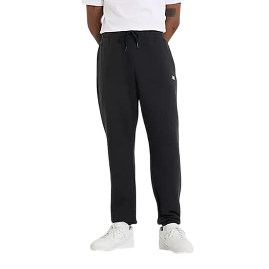 New Balance Mens Essentials Small Logo Jogging Bottoms (Black) - Image 1