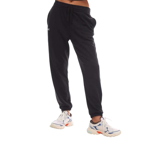 Under Armour Womens/Ladies Rival . Terrycloth Joggers (Black) - Image 1