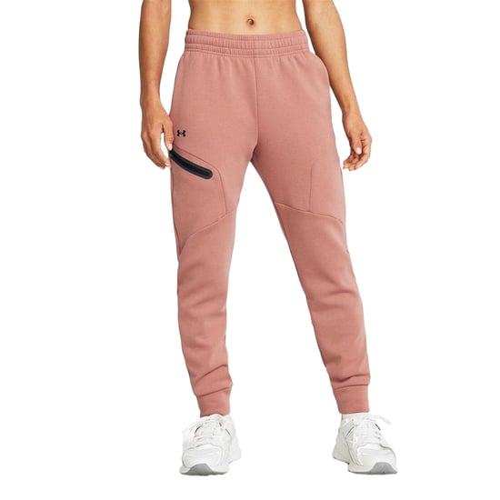 Under Armour Unstoppable fleece-joggingbroek voor dames (Roze) - Image 3