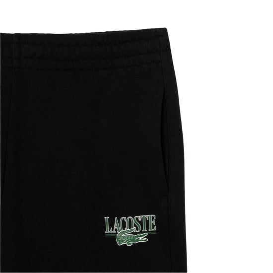 Lacoste Joggingbroek van fleece met relaxte pasvorm voor dames, als loungewear (Zwart) - Image 2