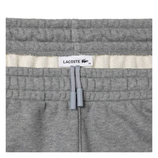 Lacoste Womens/Ladies Organic Cotton Embroidered Logo Sweatpants (Grey) - Image 4