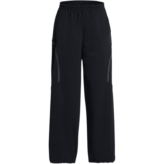 Under Armour Joggingbroek voor dames, geweven, met een ruime pasvorm (Zwart) - Image 1