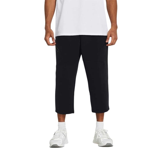 Under Armour Effen, ruimvallende fleece-joggingbroek voor heren (Zwart) - Image 1