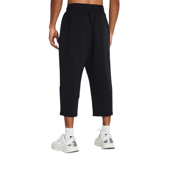 Under Armour Effen, ruimvallende fleece-joggingbroek voor heren (Zwart) - Image 5