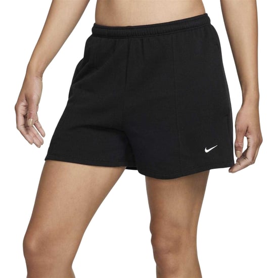 Nike Dames/Dames Fleece Elastische Taille Relaxed Fit Sweat Shorts (Zwart) - Image 2