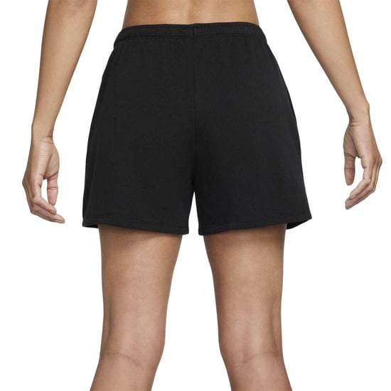 Nike Dames/Dames Fleece Elastische Taille Relaxed Fit Sweat Shorts (Zwart) - Image 3